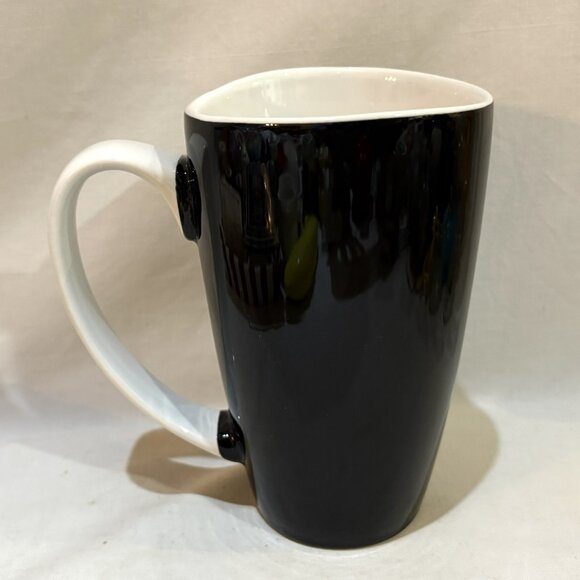 Hard Rock Hotel Chicago Ceramic Coffee Mug 16 oz Black White - Picture 3 of 8
